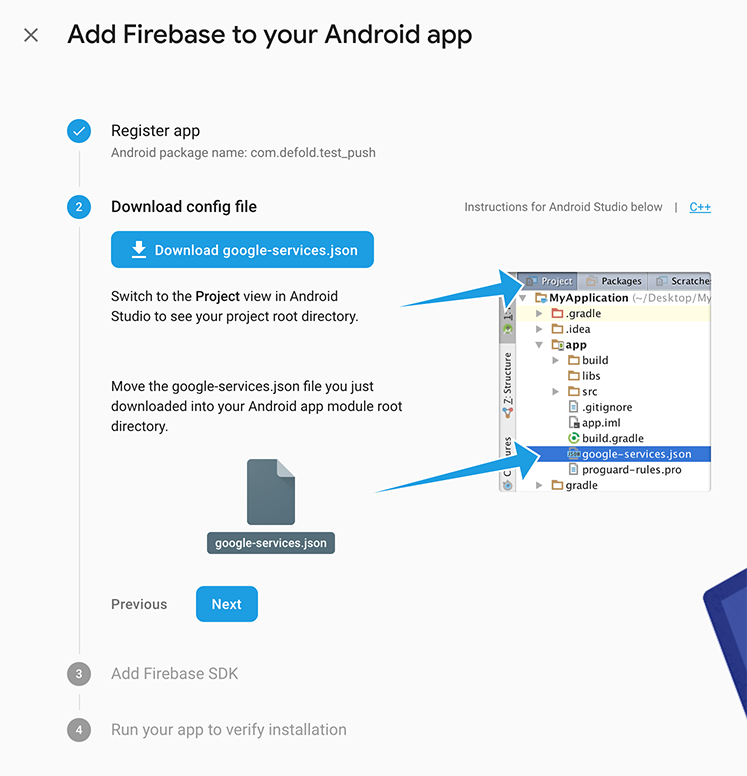 Google Cloud Messaging sender ID