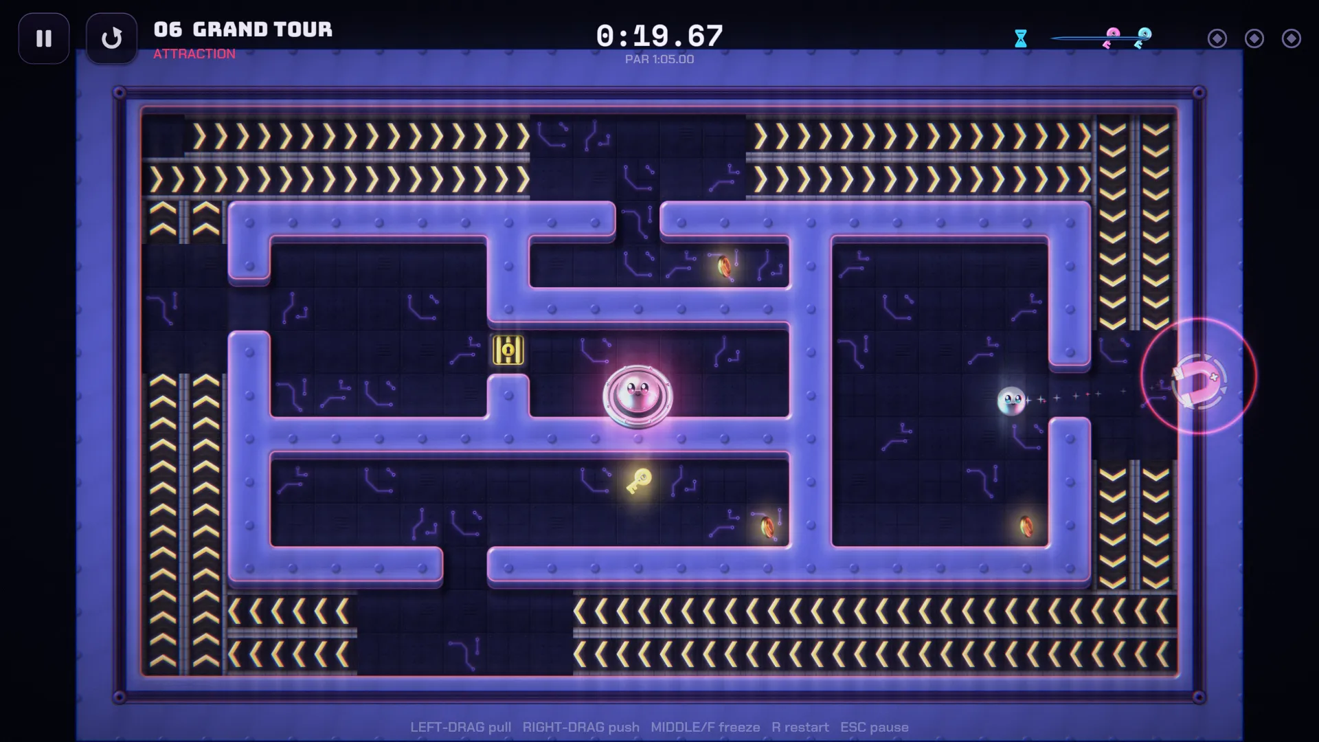 Magnetogether: Apart gameplay