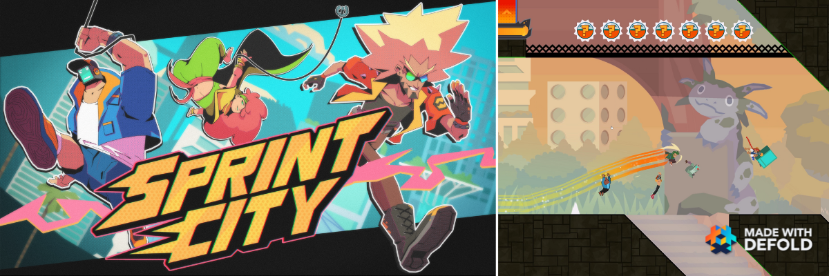 Sprint City Made with Defold