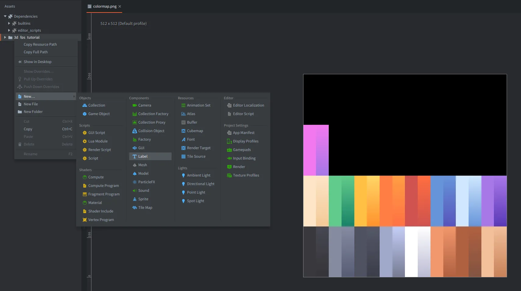 Defold Editor