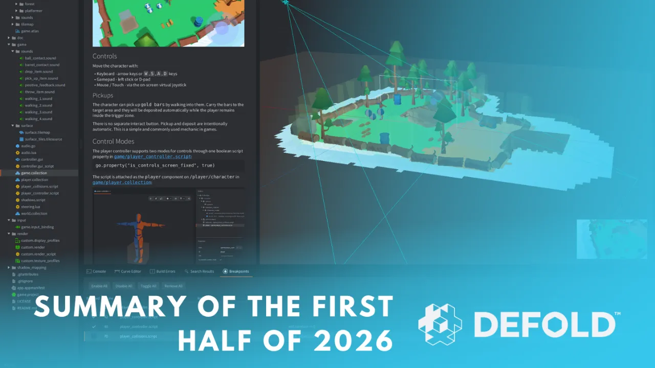 Summary of the first half of 2026