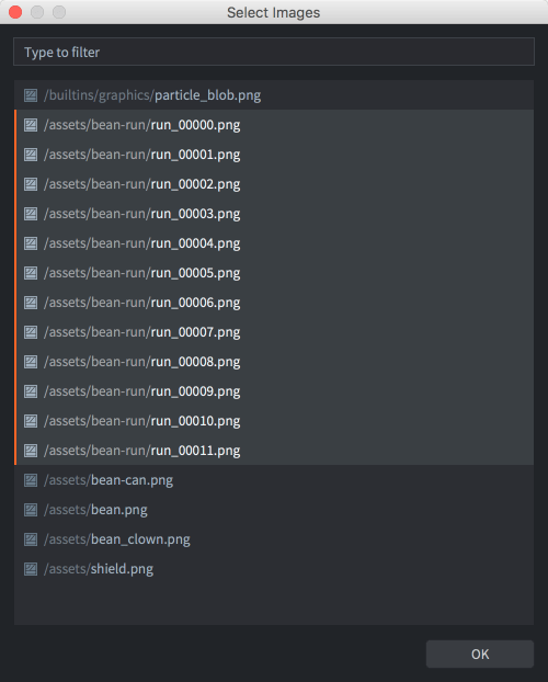Creating an atlas, adding images