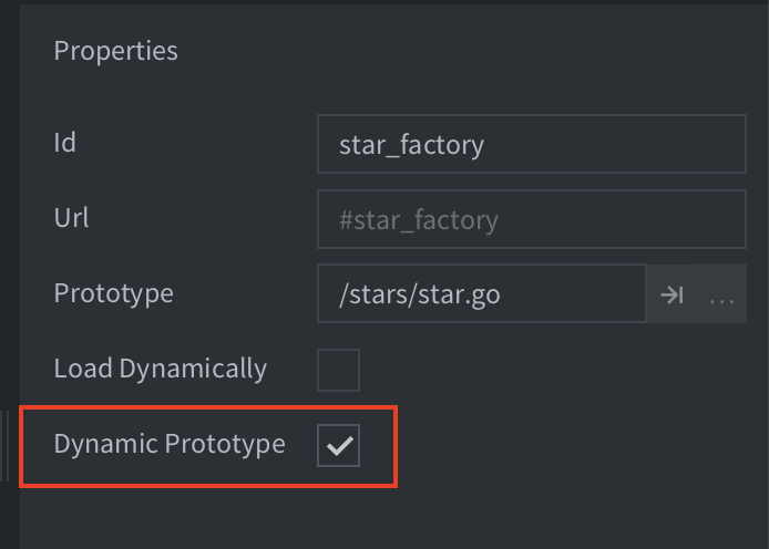 Dynamic prototype