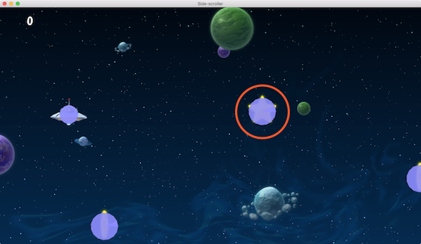 Spawned game object with property and scaling