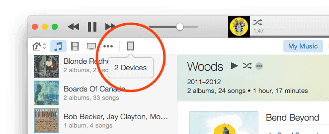 itunes devices
