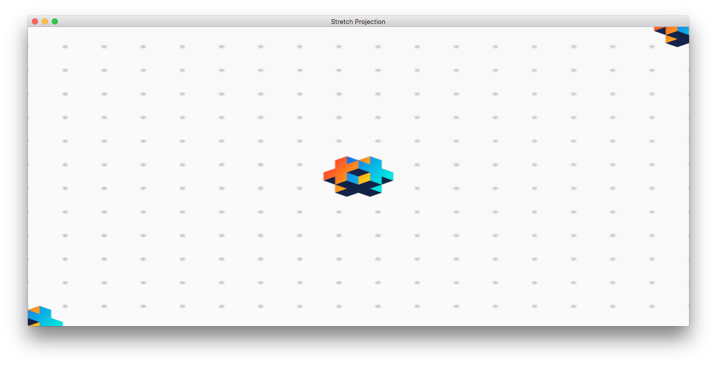 Stretch projection when resized